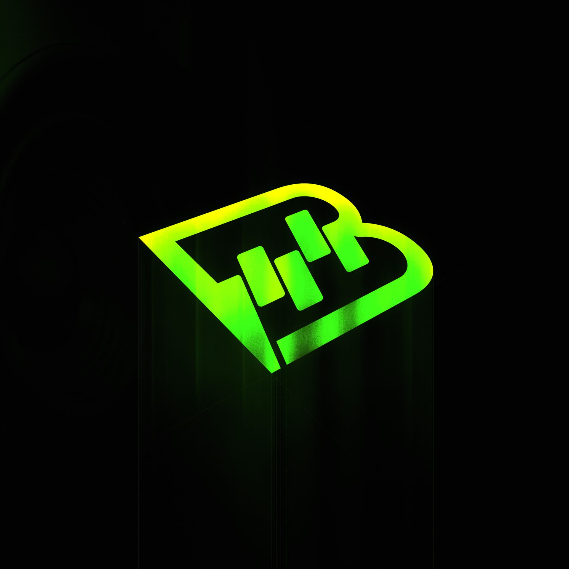 BASSWAV green logo background