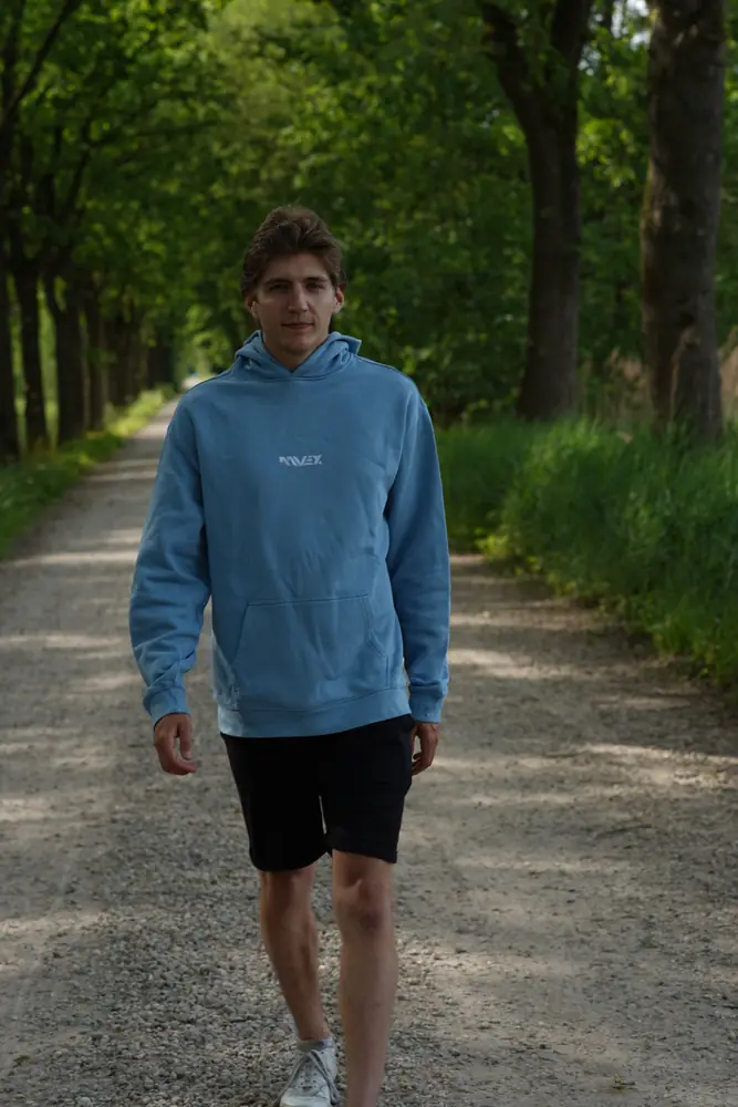 AAVEX walking outdoors